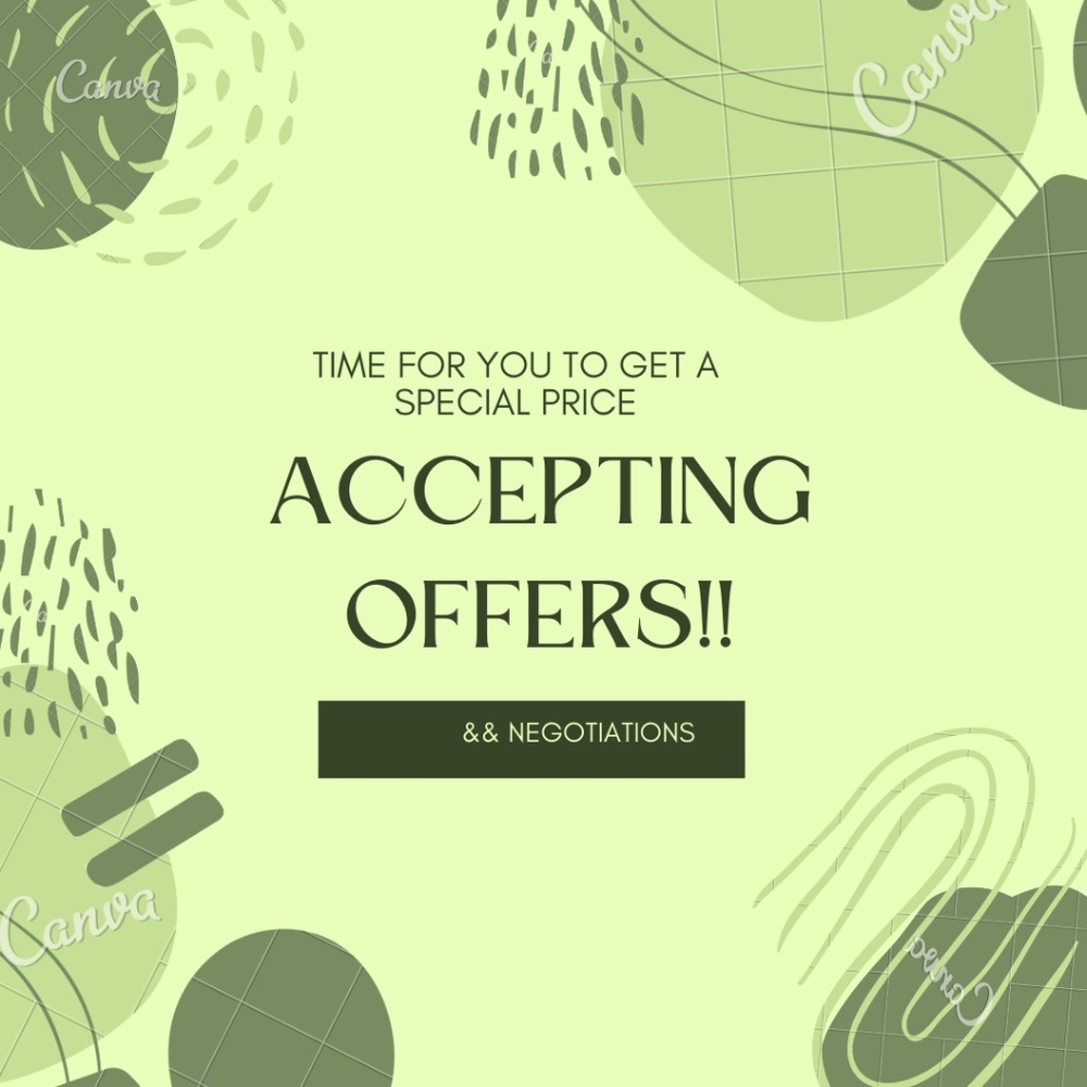 ACCEPTING REASONABLE OFFERS!! :)